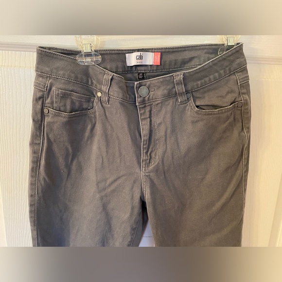 CAbi Women's Skinny Jeans in Charcoal Gray - Picture 3 of 5